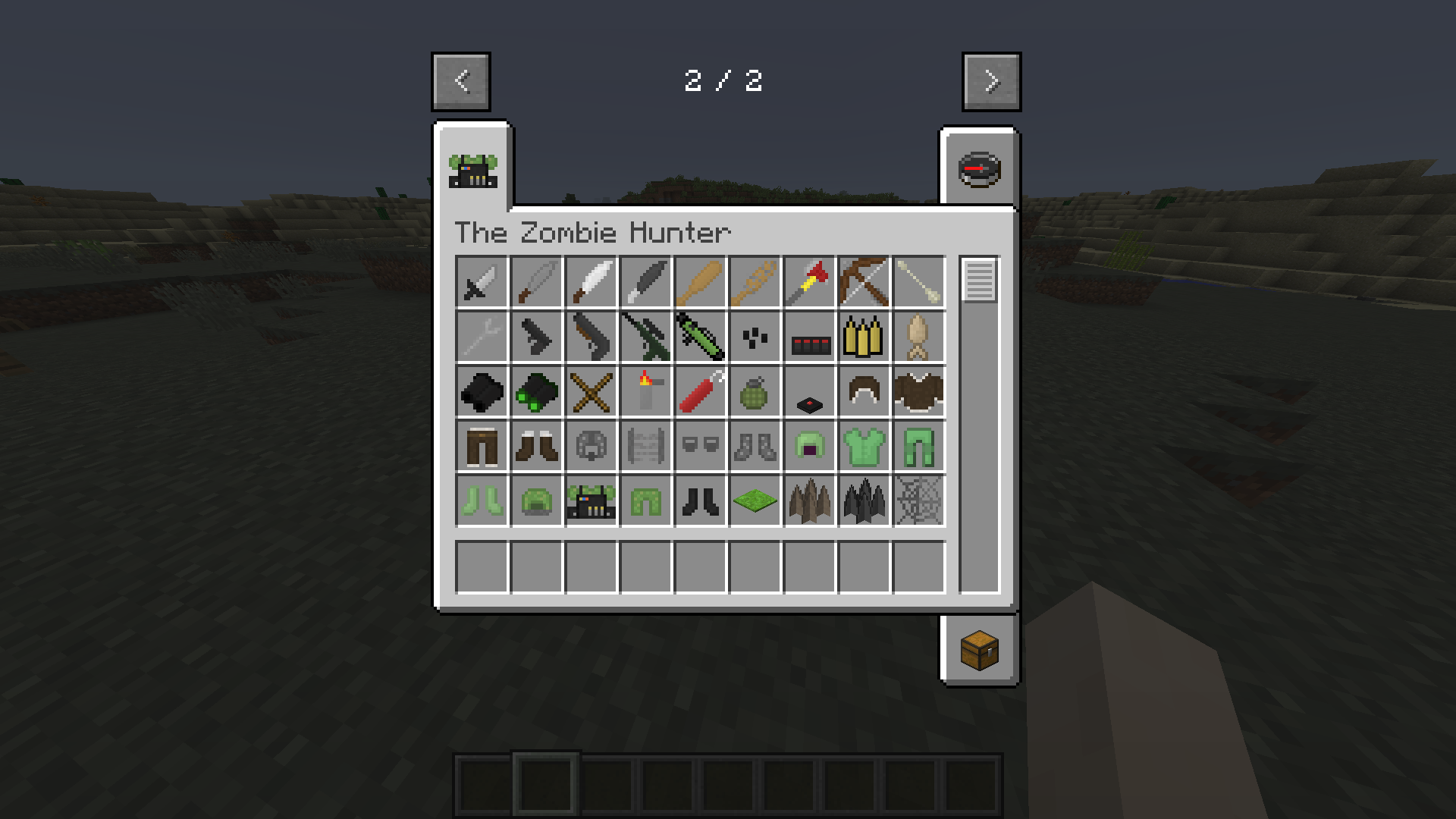 Most of the items of the mod