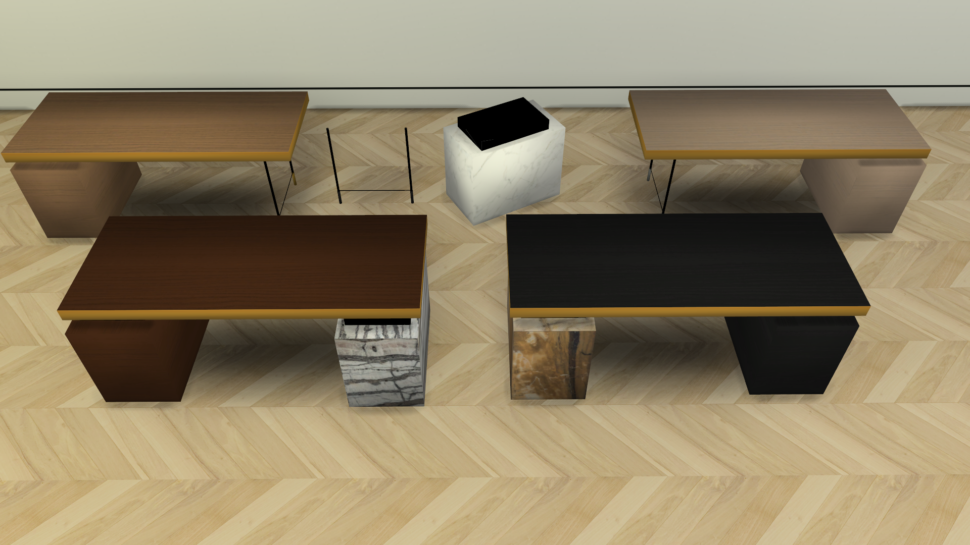 ZT Canfranc Modular Desk - Screenshots - The Sims 4 Build / Buy ...