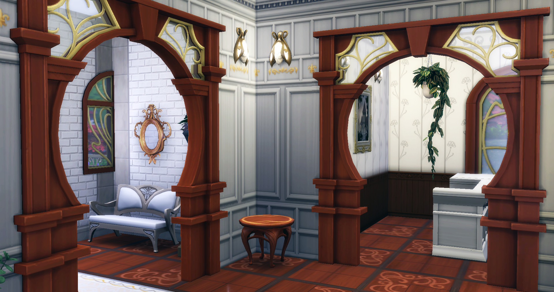 Entrance and kitchen