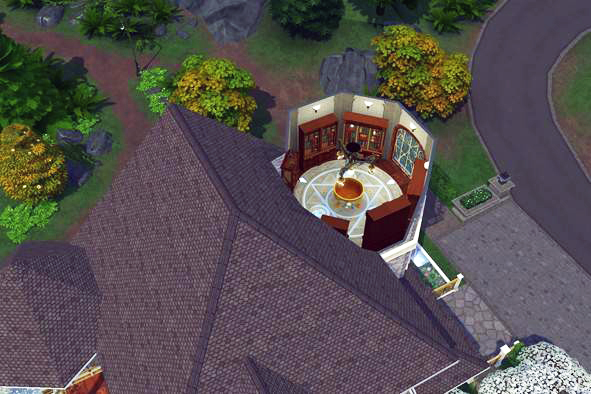 Aerial view of the third floor
