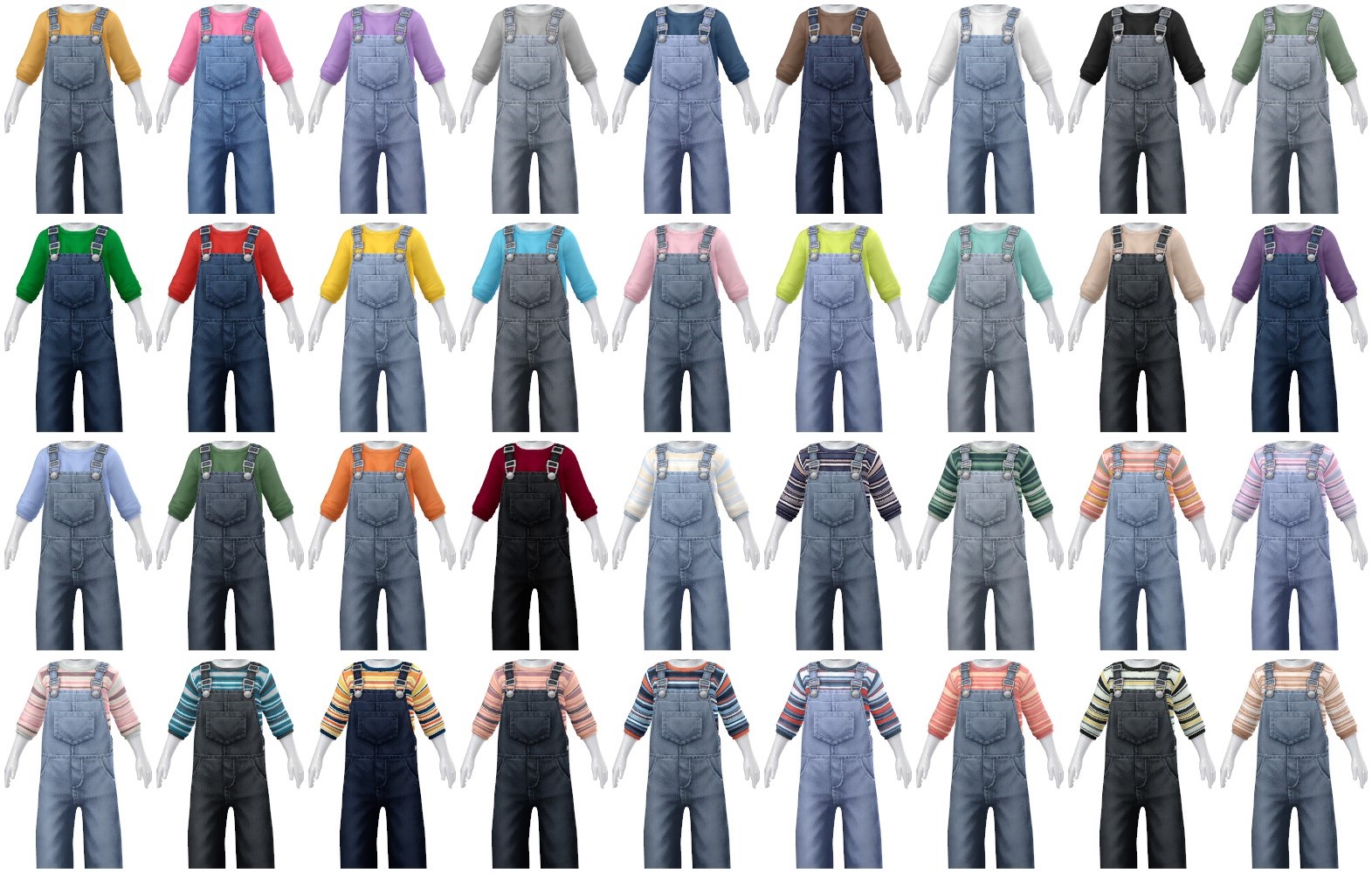 ANTON - toddler denim dungarees - Gallery - The Sims 4 Create a Sim ...