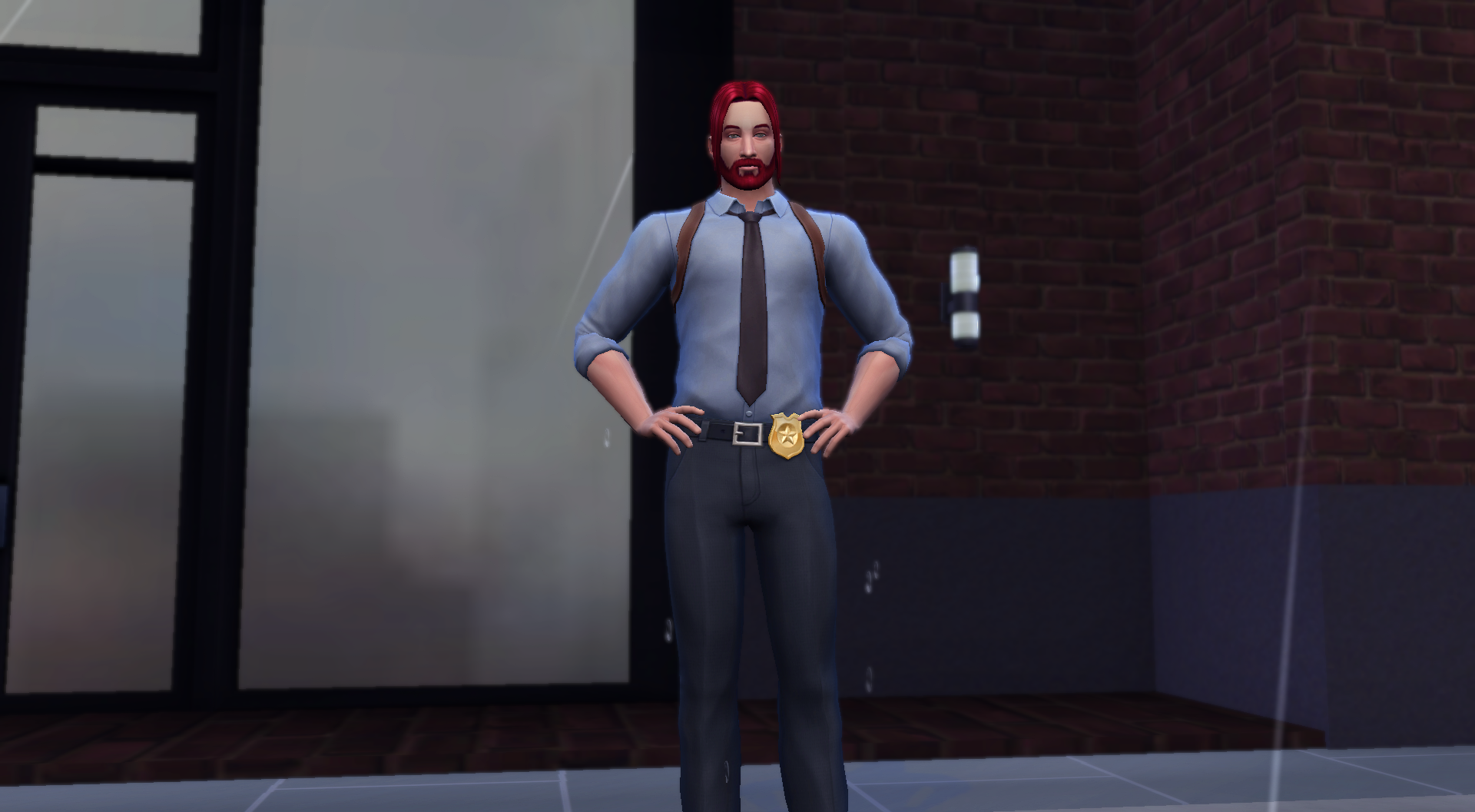 Samuel on duty