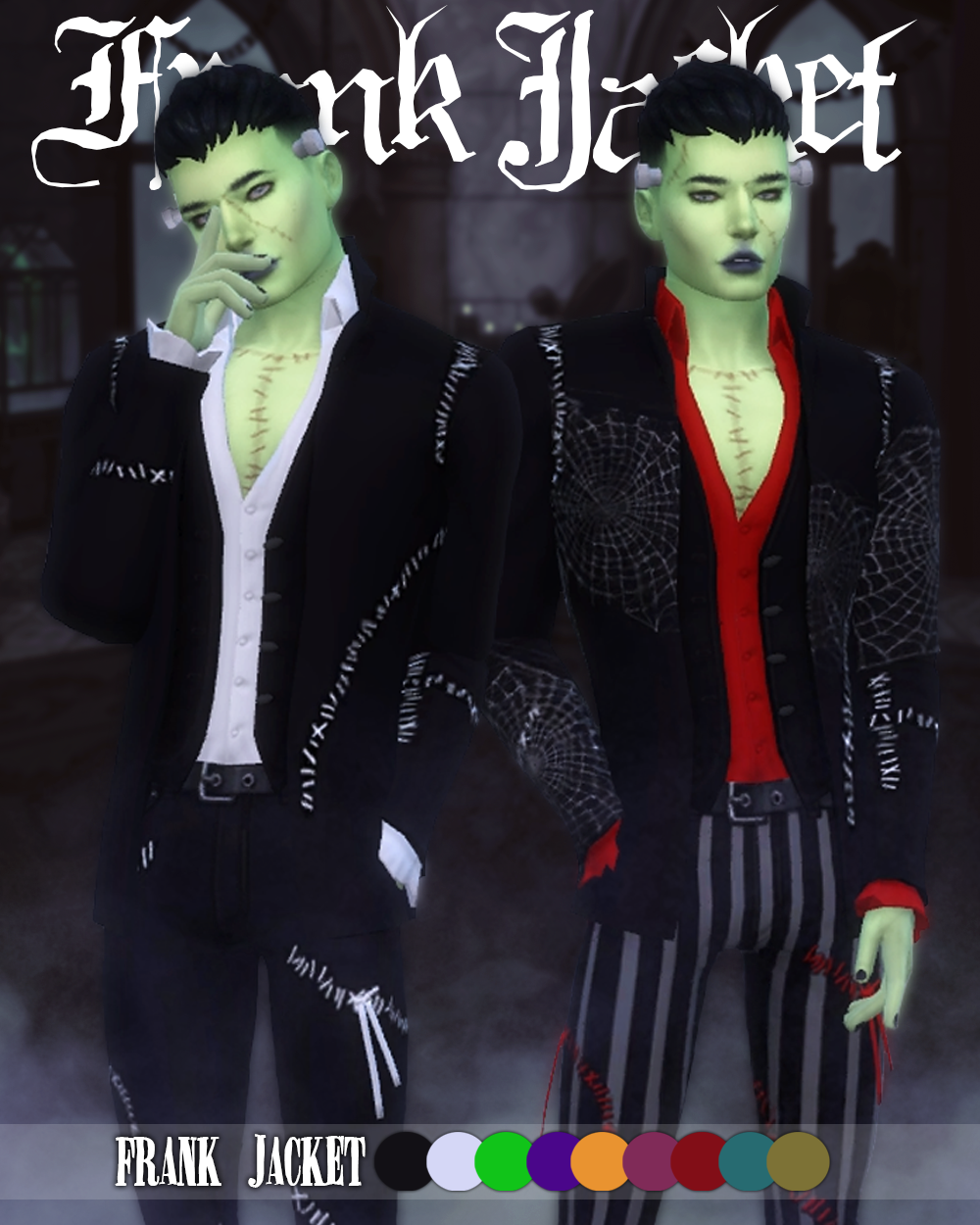 Frank Jacket (Squad Ghouls Collection) - The Sims 4 Create a Sim ...