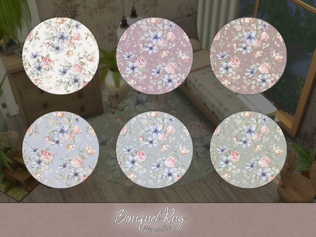 Bouquet Rug - Screenshots - The Sims 4 Build / Buy - CurseForge