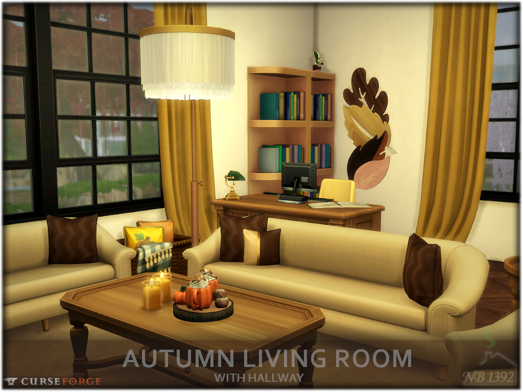 Autumn Living Room - The Sims 4 Rooms / Lots - CurseForge