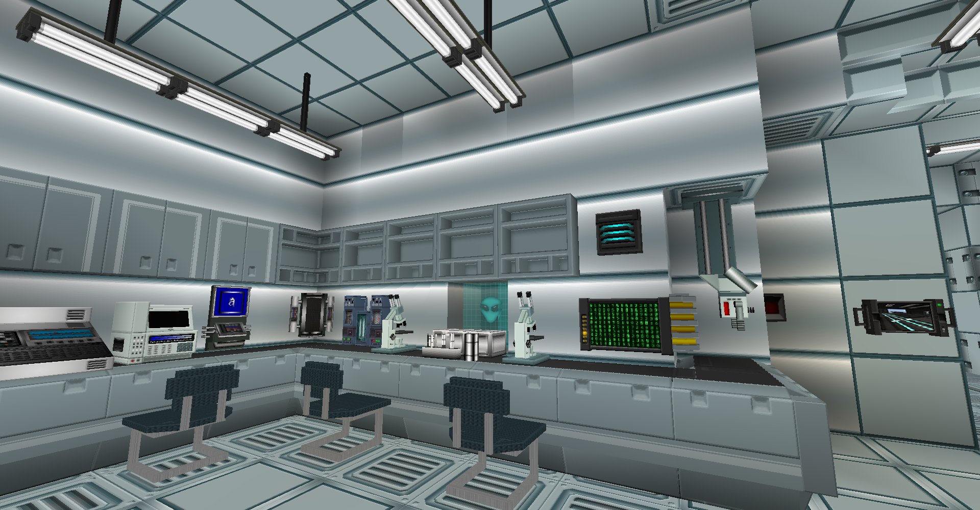 Minecraft Lab Interior