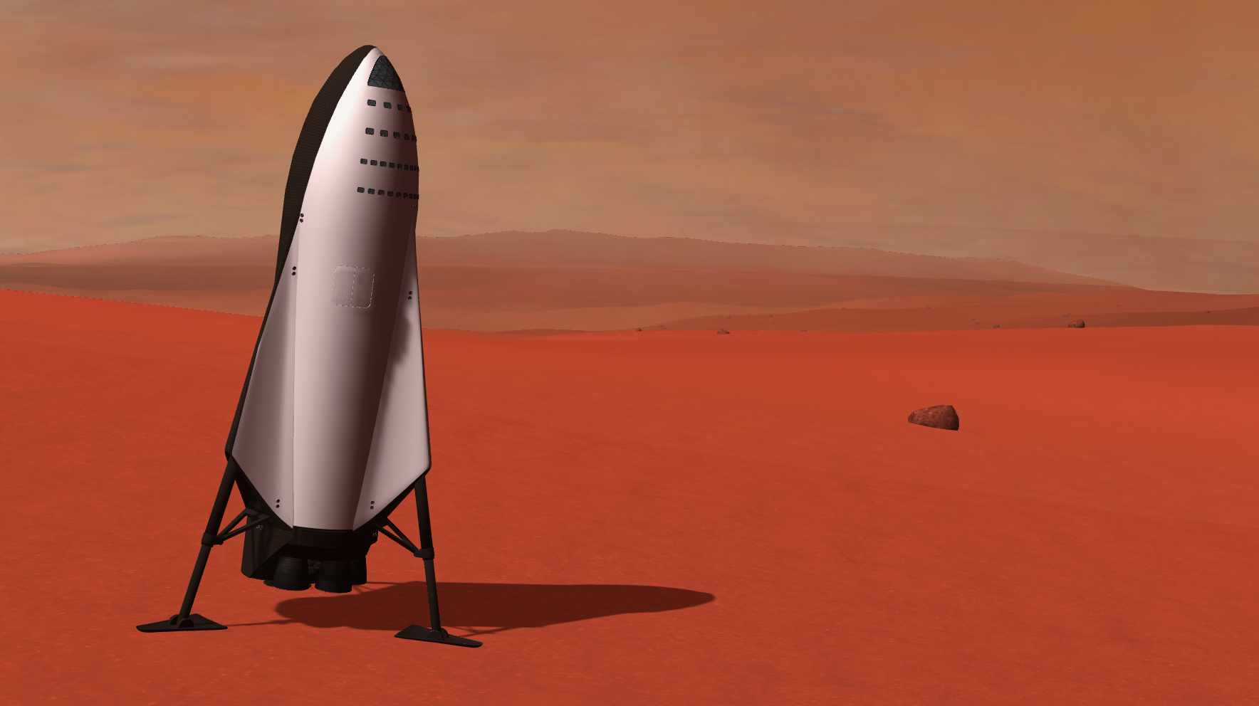 Landed on Mars