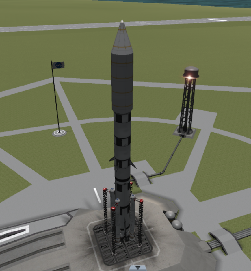 Launch Vehicle on Pad