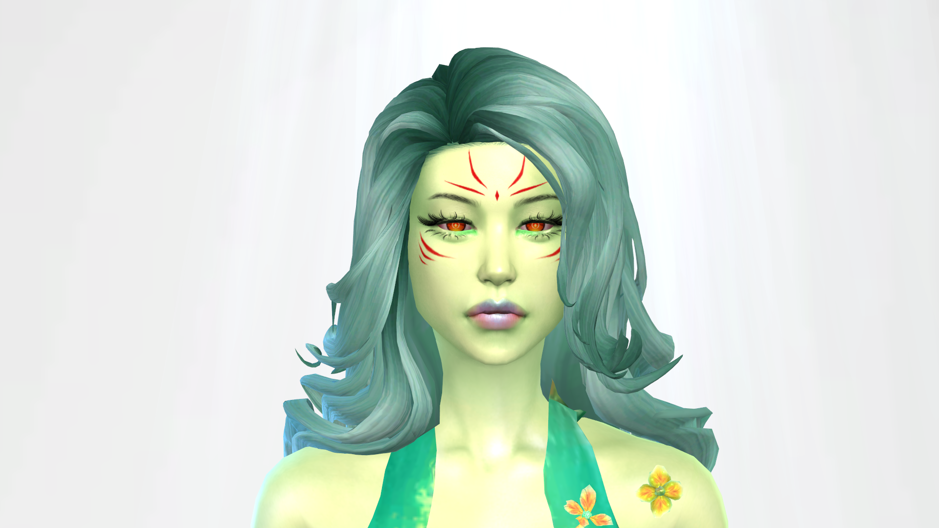 close up mermaid form