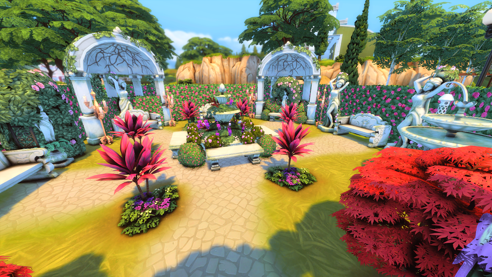 Small garden for pictures