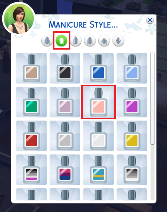 Thumbnail So if you look at this image you can see what style and colour nail you have to select to get the french tips as a final result after your manicure