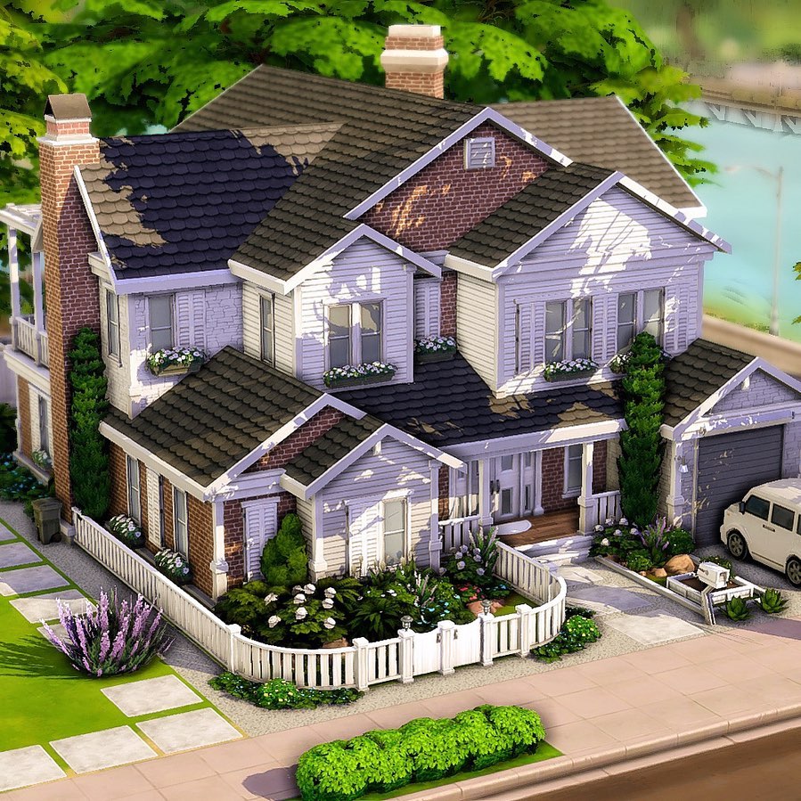 Base Game Big Suburban House - Screenshots - The Sims 4 Rooms / Lots ...