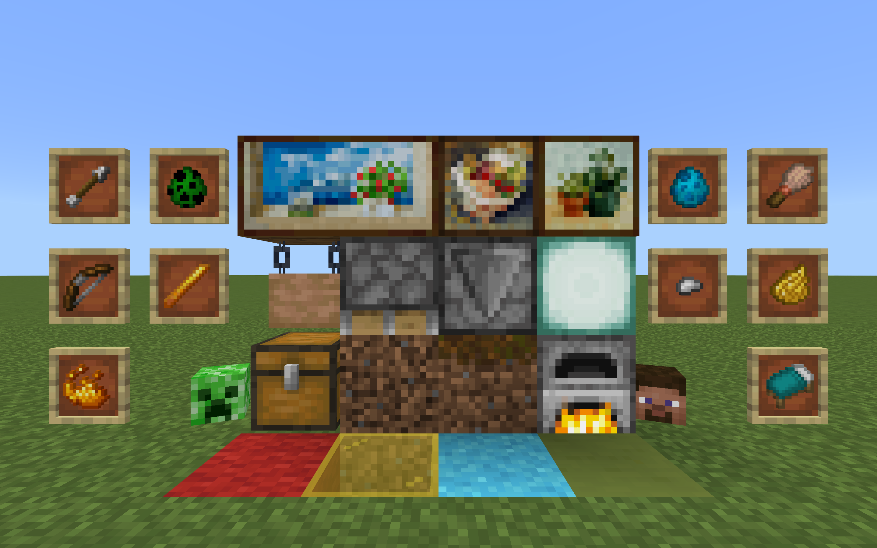 Thumbnail A preview of some changed textures