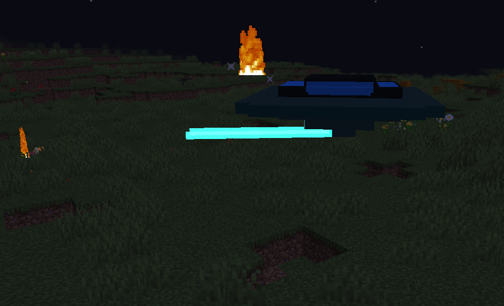 Thumbnail Boss UFO that drops radioactive blocks - handy for mob grinders!