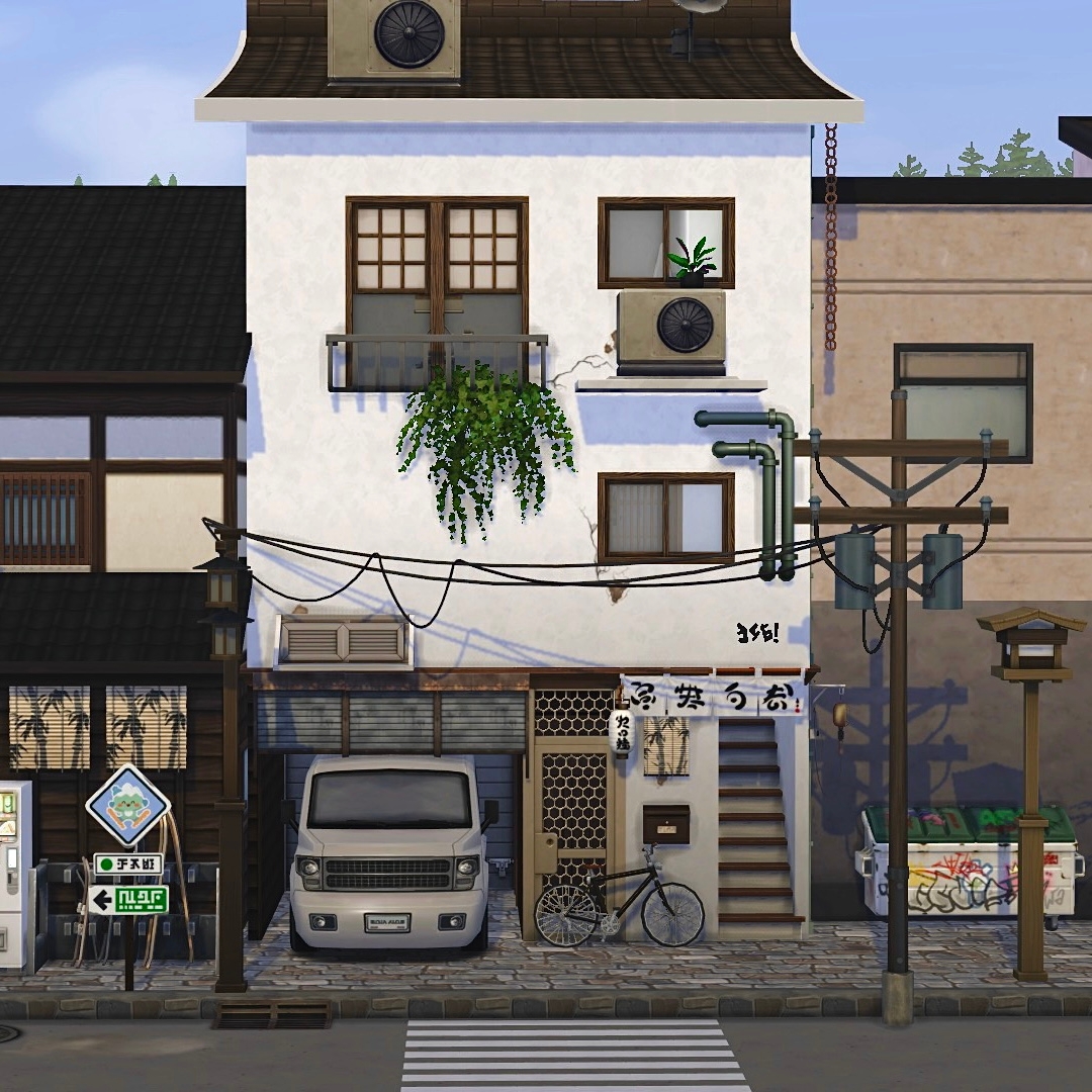 Japanese Townhouse | No CC - Screenshots - The Sims 4 Rooms / Lots ...