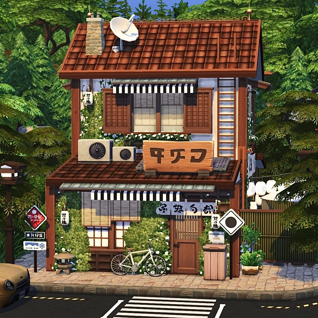 Japanese House | No CC | 01 - Screenshots - The Sims 4 Rooms / Lots ...