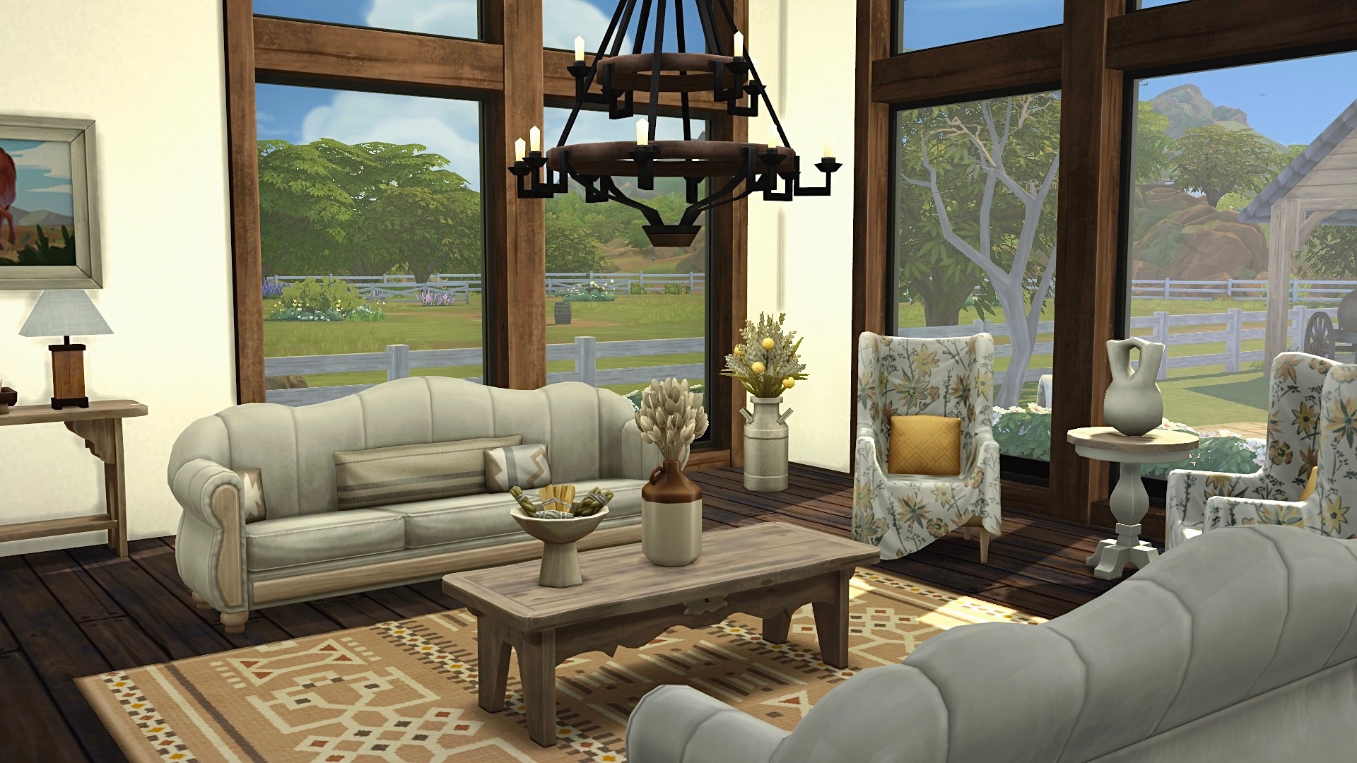 Horse Ranch House | No CC - Screenshots - The Sims 4 Rooms / Lots ...