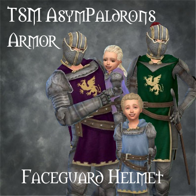 TSM Knight Ponytail Helmet (Hat-Hair) - Screenshots - The Sims 4 Create ...