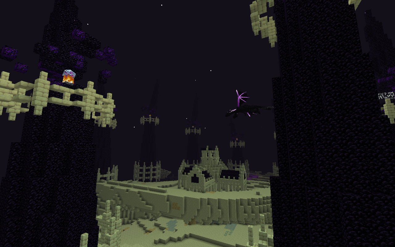 With the mod Ender Trigon for harder boss