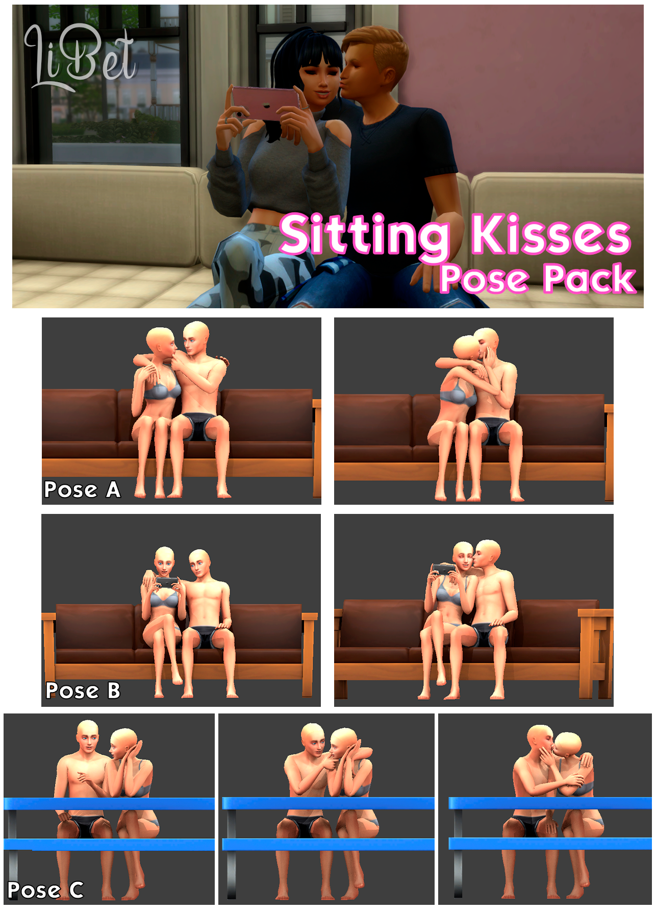 Collage poses