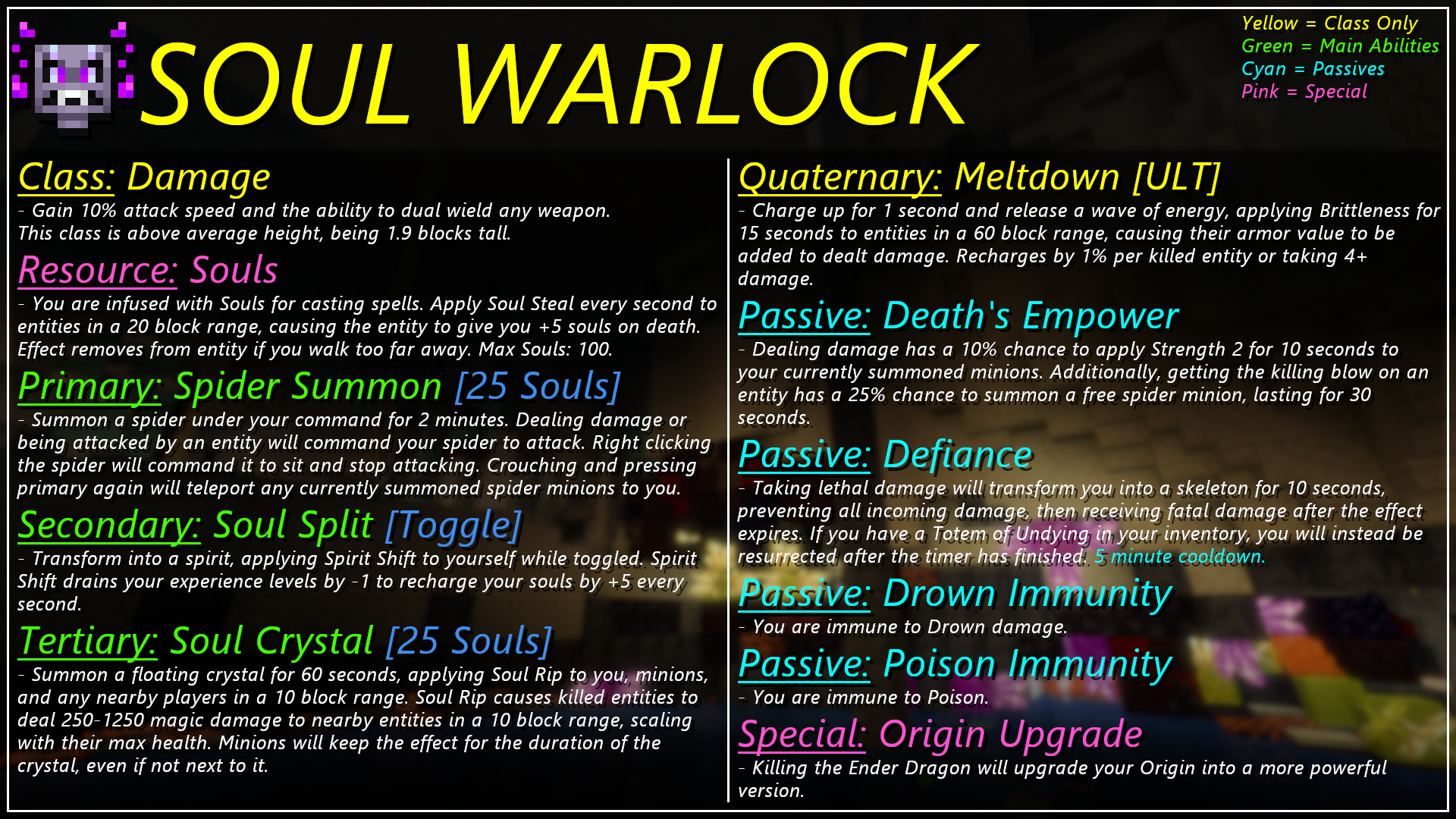 DPS Origin: Soul Warlock