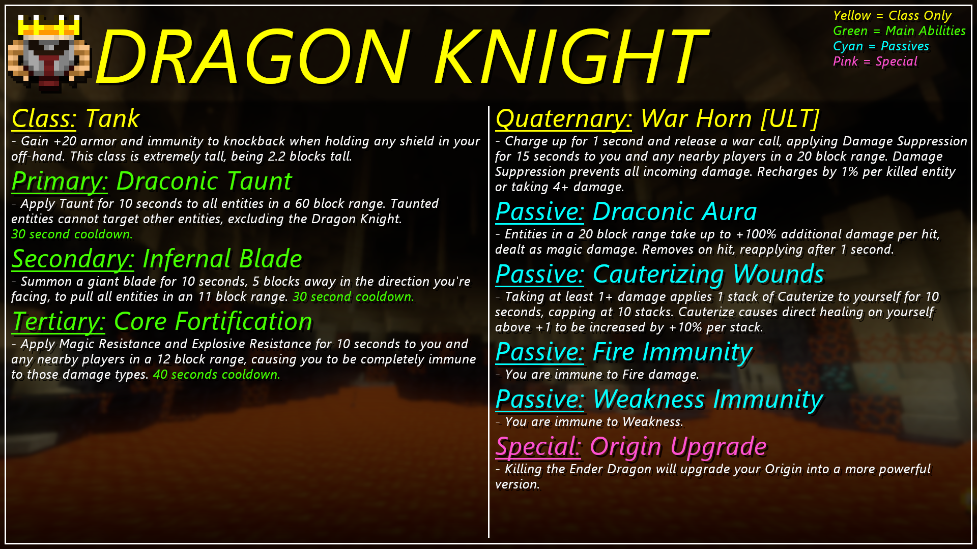 Tank Origin: Dragon Knight