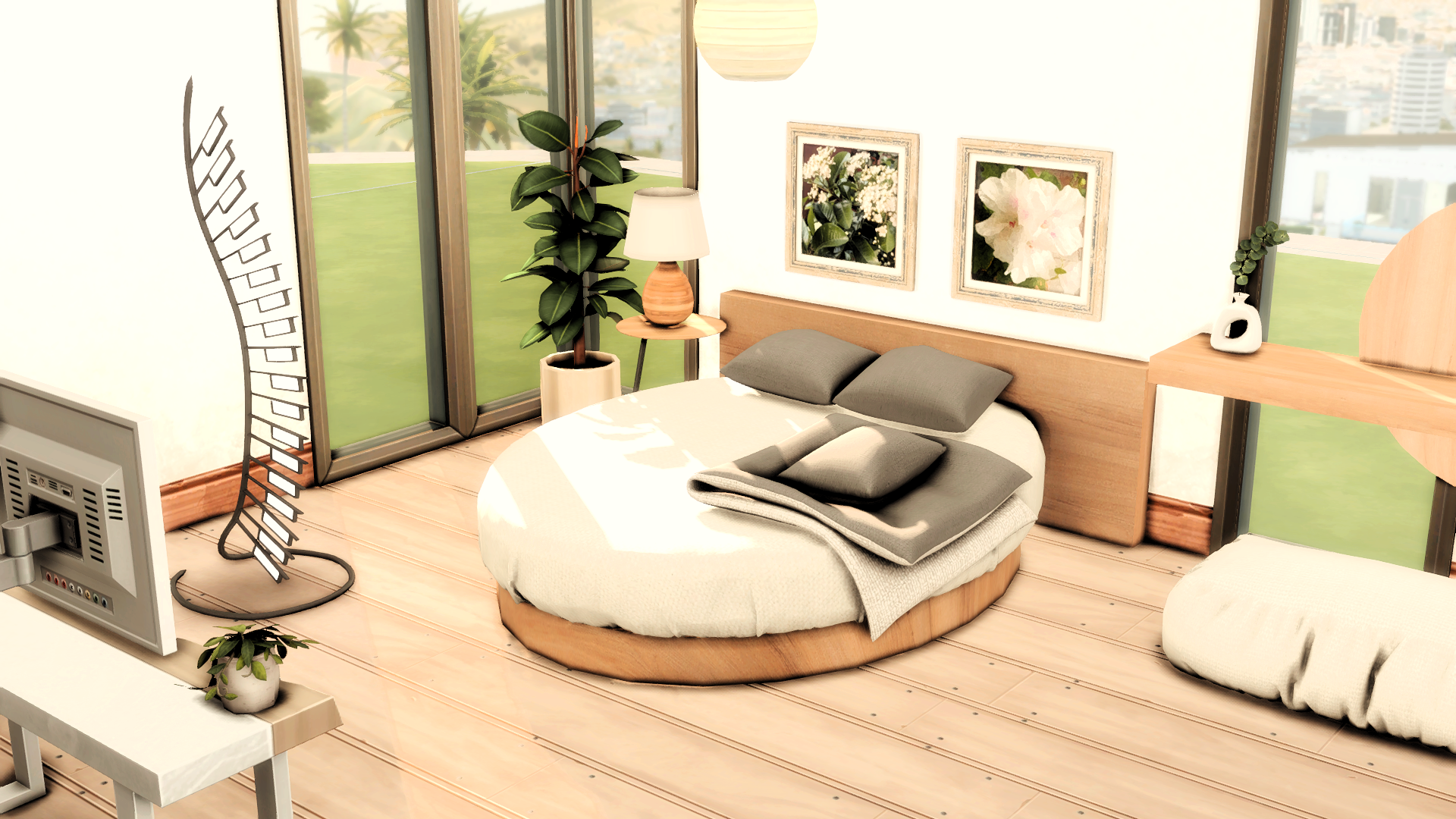 Minimal White Bedroom