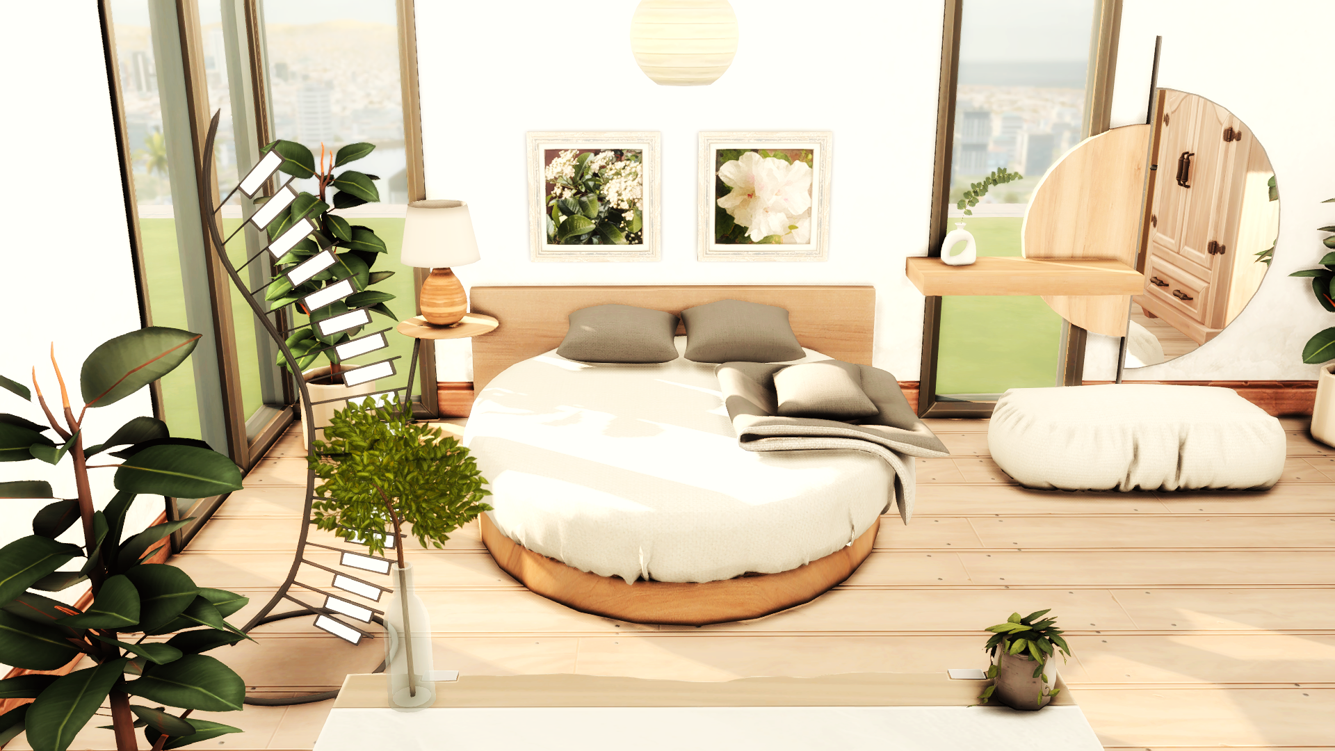 Minimal White Bedroom