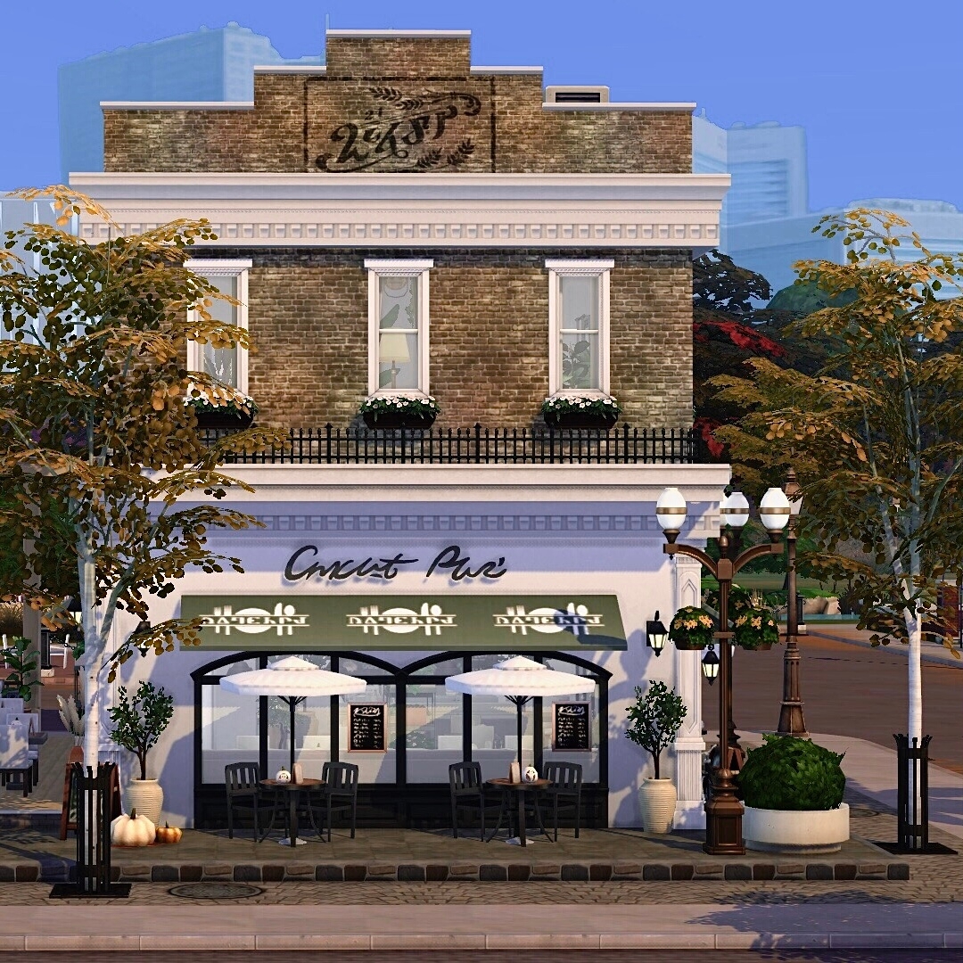 City Restaurant No Cc Screenshots The Sims 4 Rooms Lots