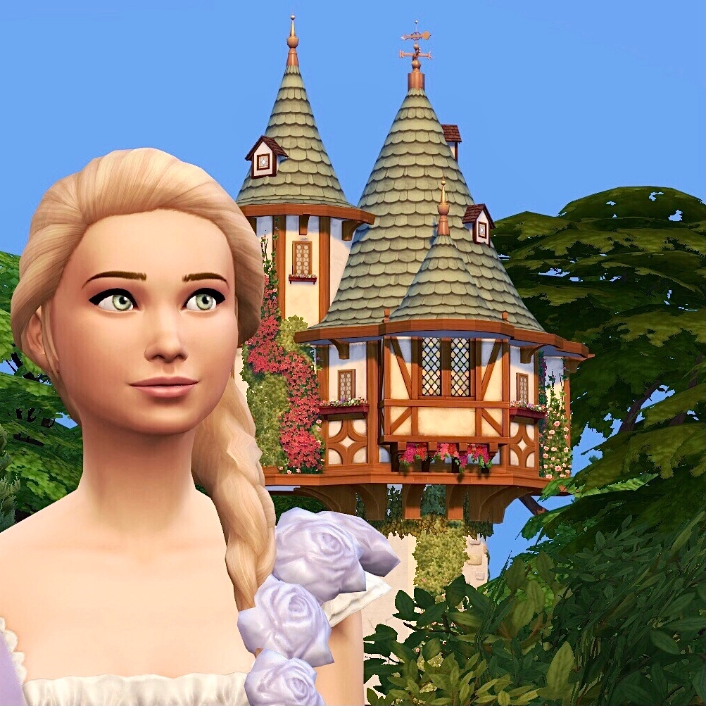Rapunzel Tower No Cc The Sims 4 Rooms Lots Curseforge