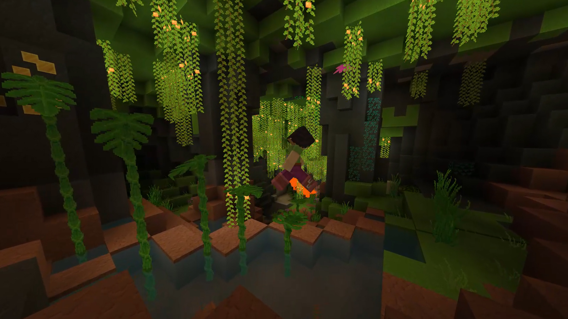 Underground Lush Cave biome