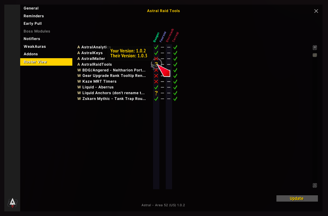 Roster View