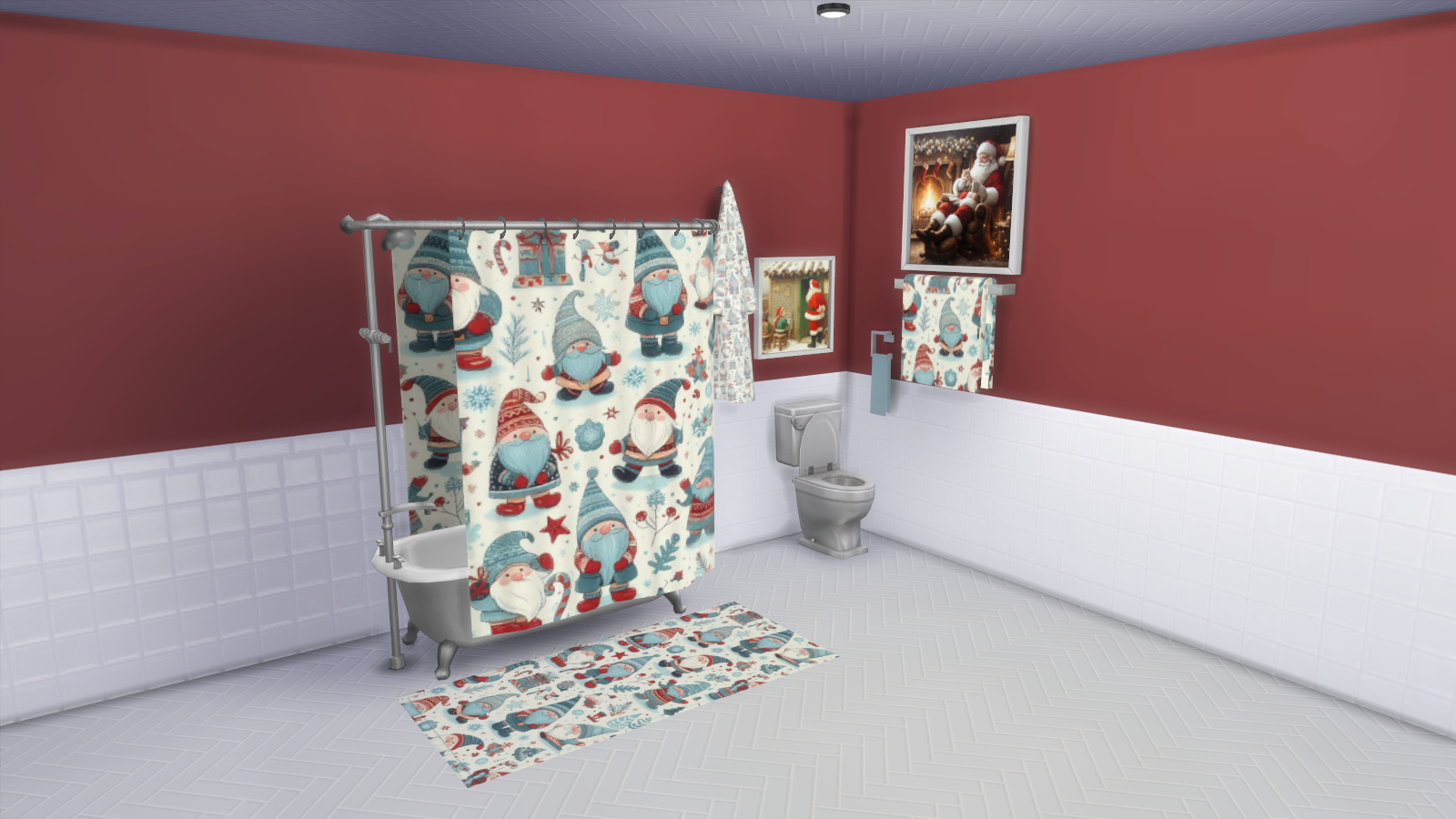 Winter Wonderland Bathroom Set Screenshots The Sims 4 Build Buy   11 15 23 10 59 07 Am 