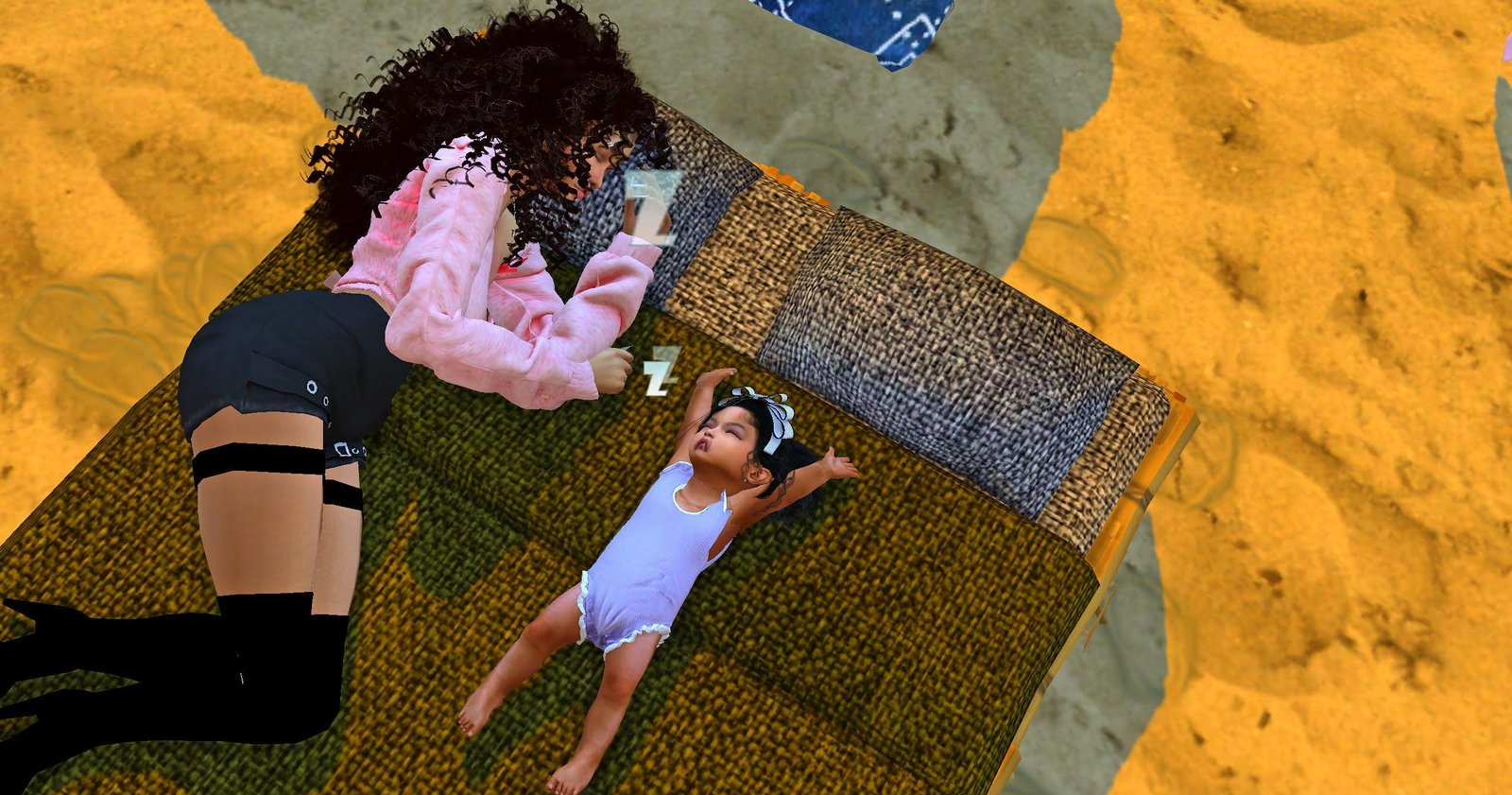 Thumbnail Hi all, just look at this beautiful photo that was shared with me by a fellow simmer using the invisible crib