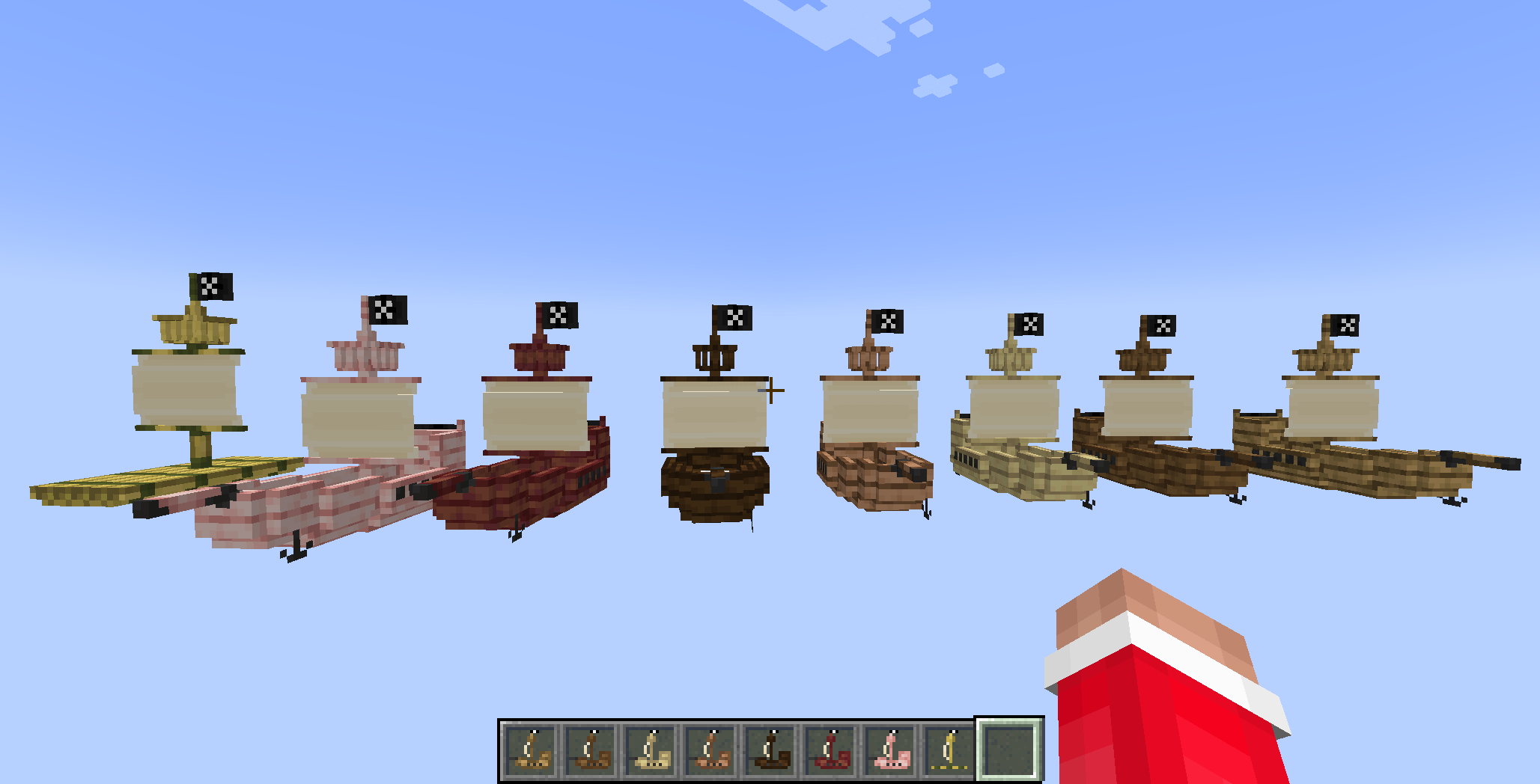 All Pirate Boats + Items Ingame