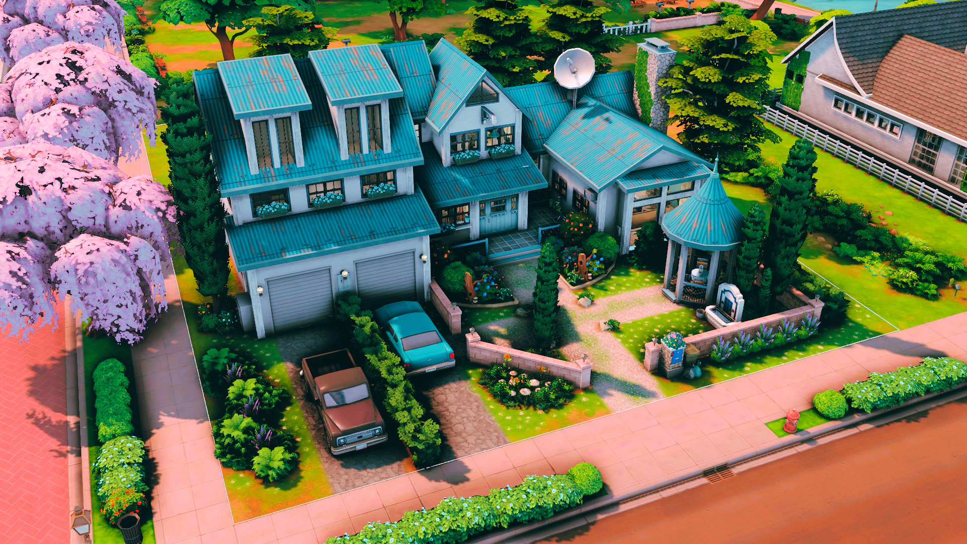 Realistic Big House - Screenshots - The Sims 4 Rooms / Lots - CurseForge