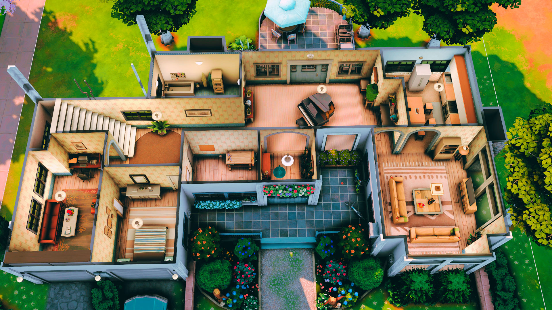 Realistic Big House - Screenshots - The Sims 4 Rooms / Lots - CurseForge