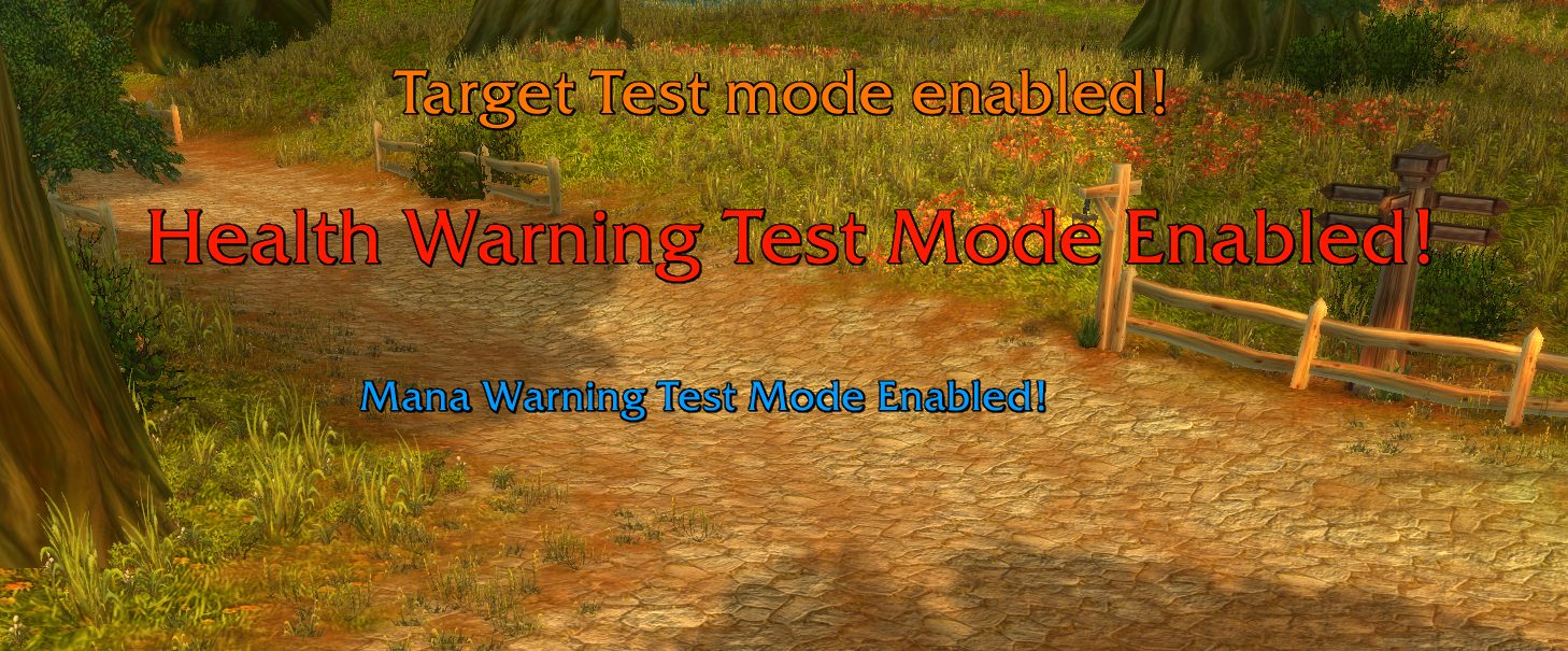 Test modes