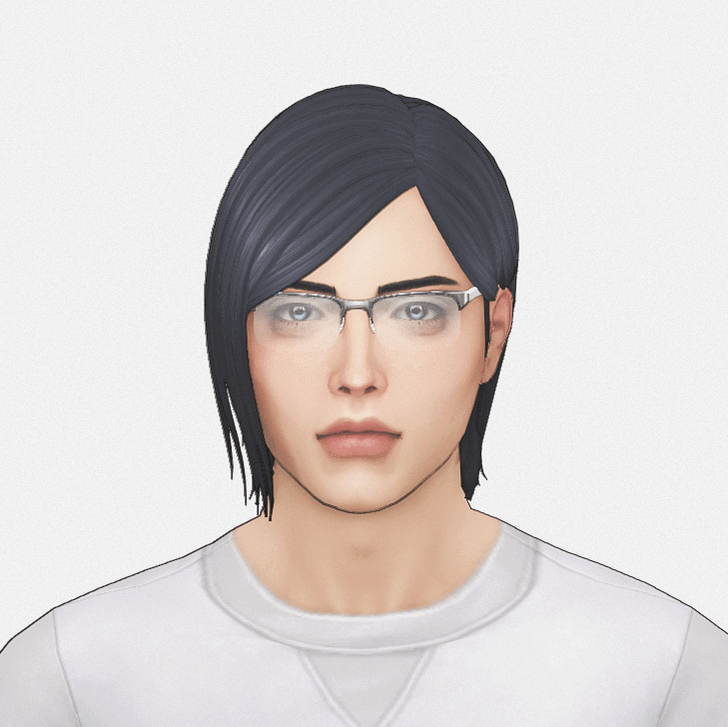 Uryu Hair - The Sims 4 Create a Sim - CurseForge