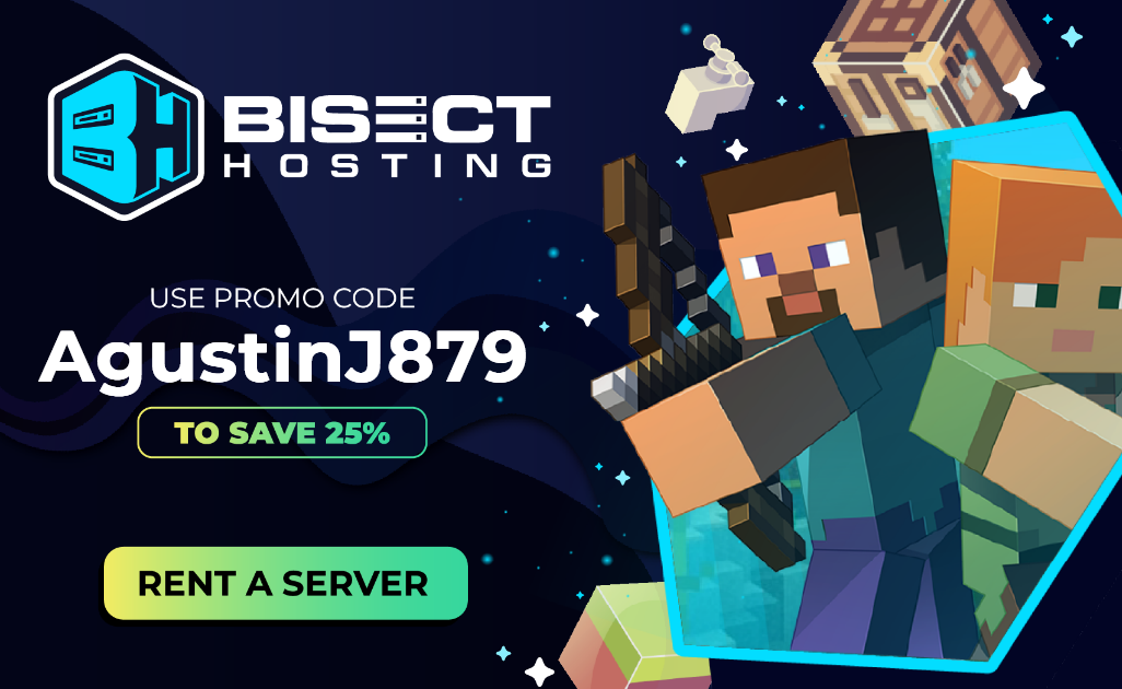 Get 25% OFF for your server at BisectHosting!