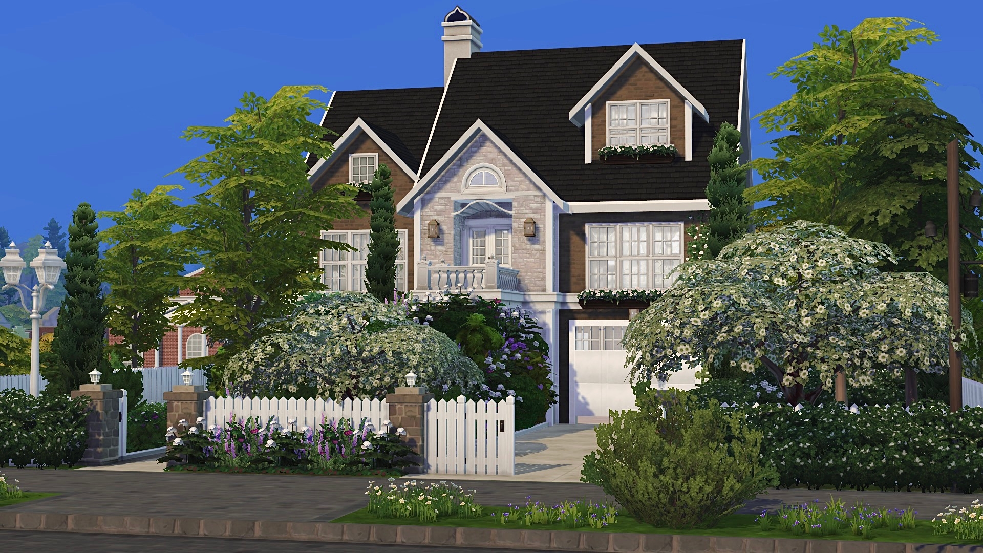 Beautiful American House | No CC - Screenshots - The Sims 4 Rooms ...