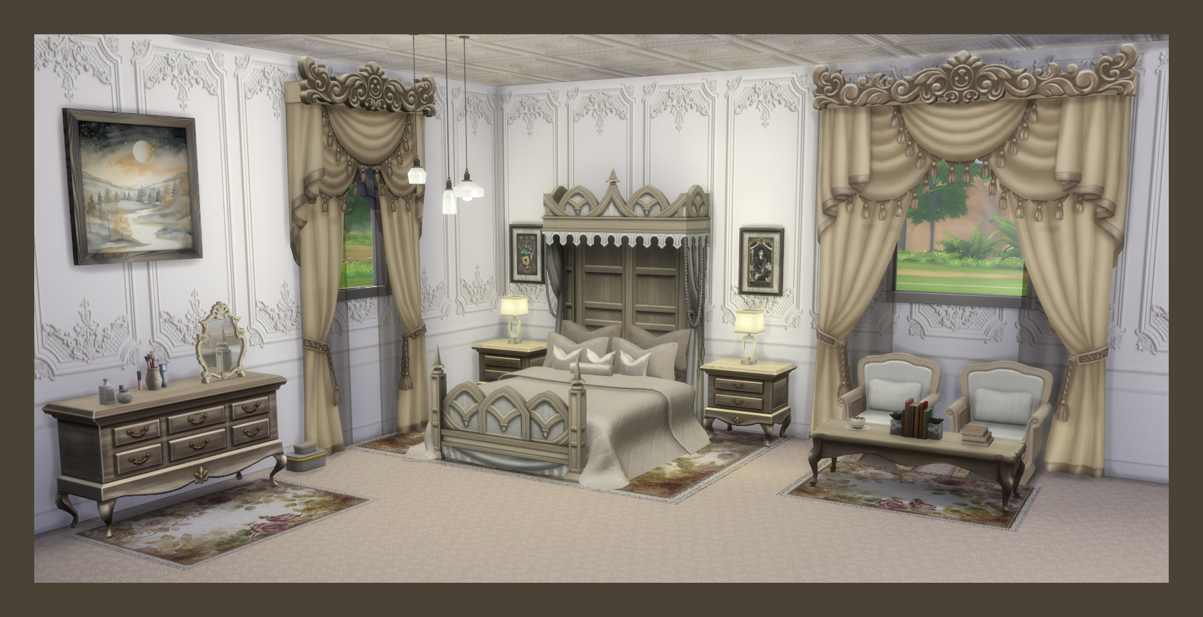 Royal Valance and Drapery Set Recolours Get Famous Screenshots