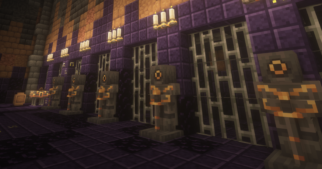 Dungeon Decor Screenshots Minecraft Mods CurseForge   Row Of Statues 