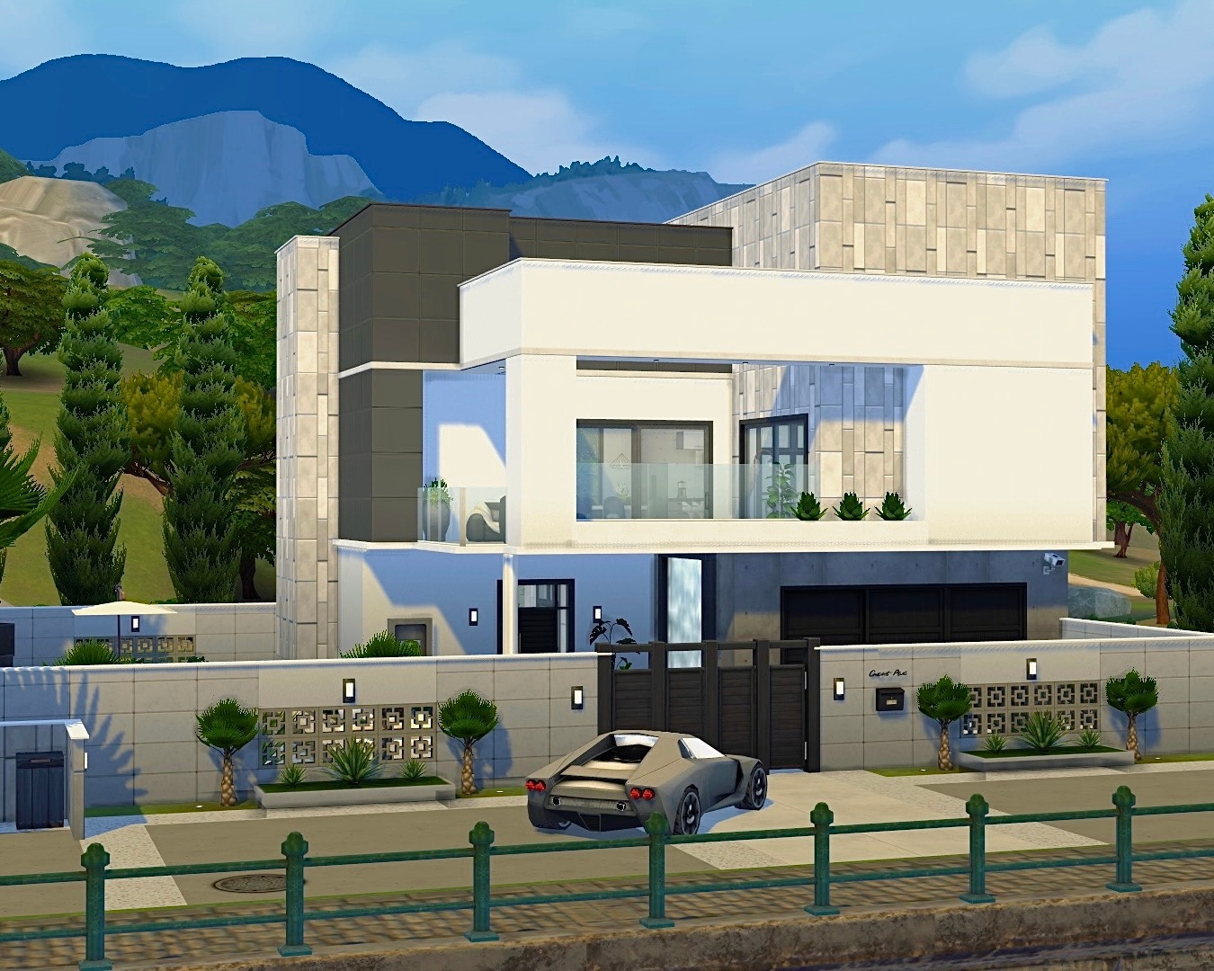 Luxe Modern House | No CC - Screenshots - The Sims 4 Rooms / Lots ...