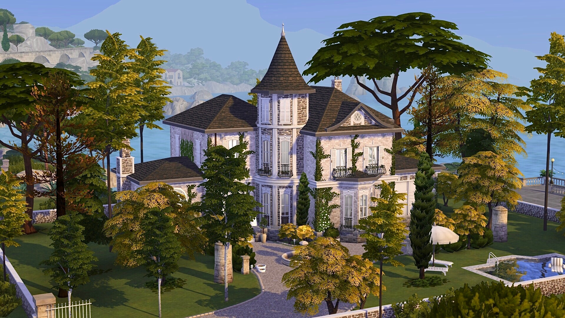 Manor Family Home | No CC - Screenshots - The Sims 4 Rooms / Lots ...