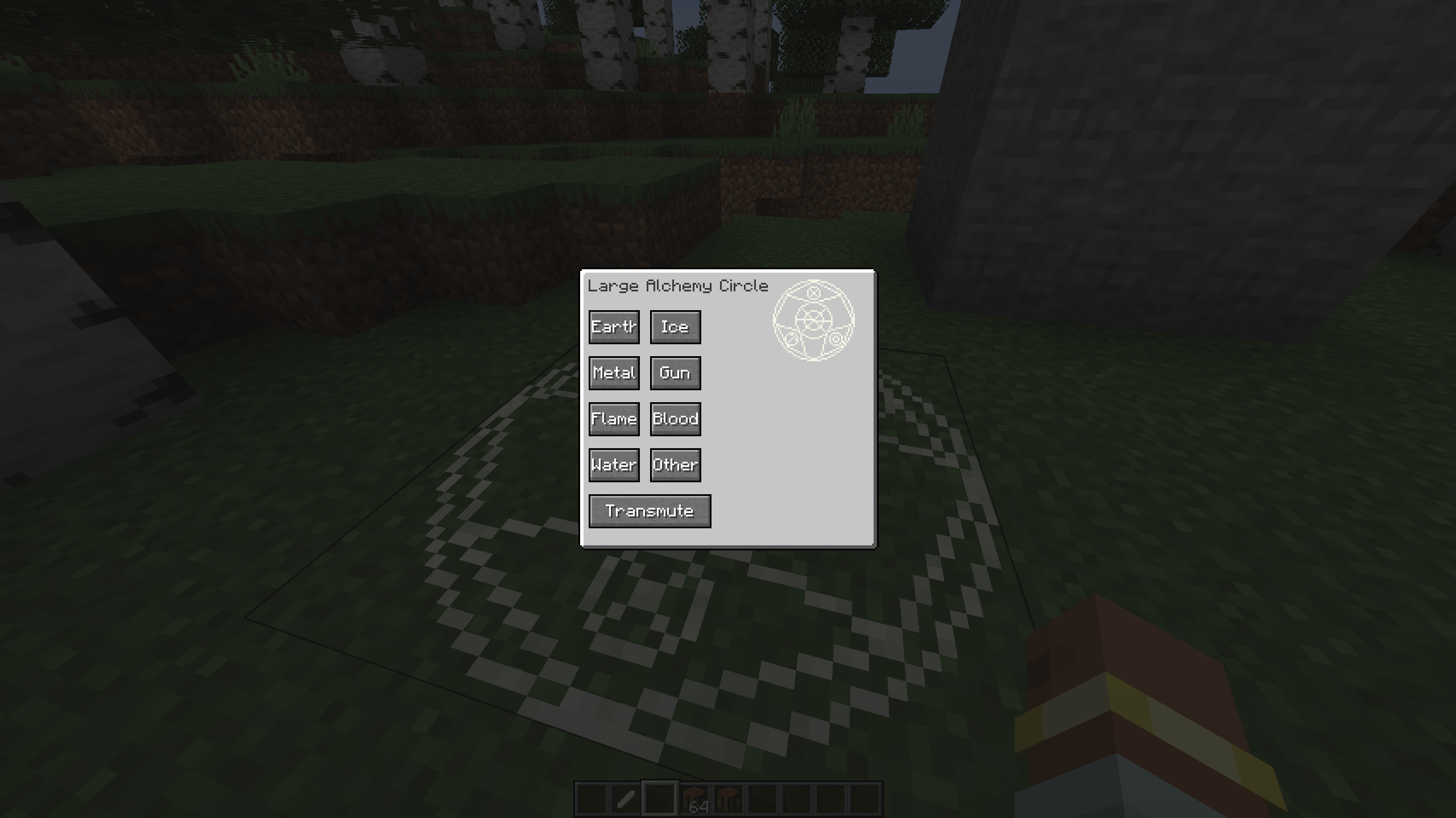 Large Alchemy Circle GUI