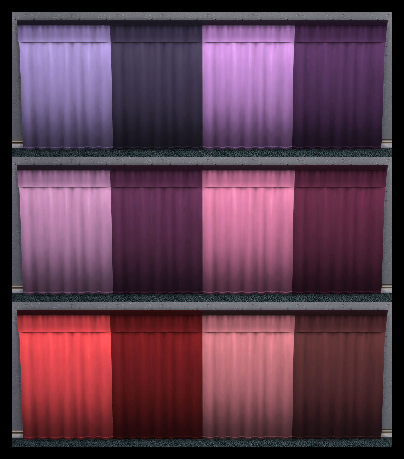 Thumbnail all 40 colours apply to all 4 sizes