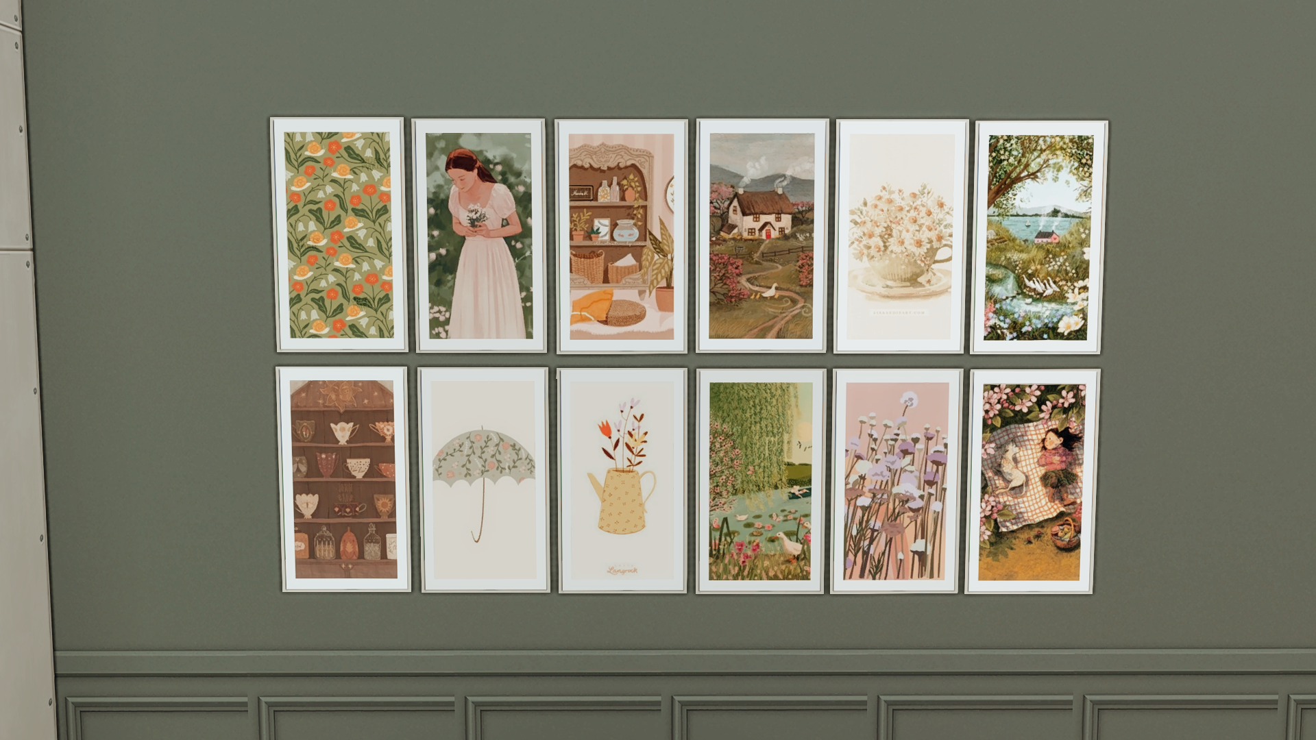 COTTAGE CORE POSTERS - Screenshots - The Sims 4 Build / Buy - CurseForge