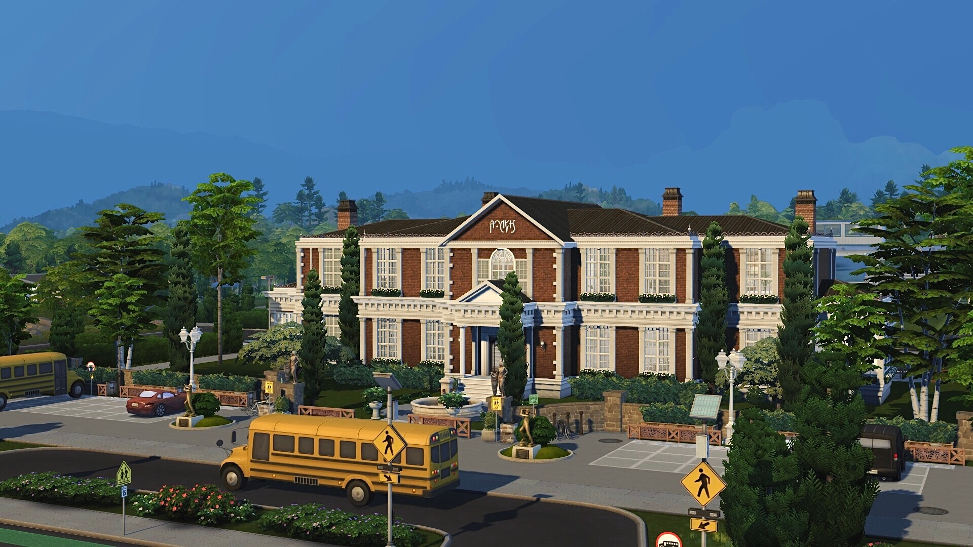 High School | No CC - Screenshots - The Sims 4 Rooms / Lots - CurseForge