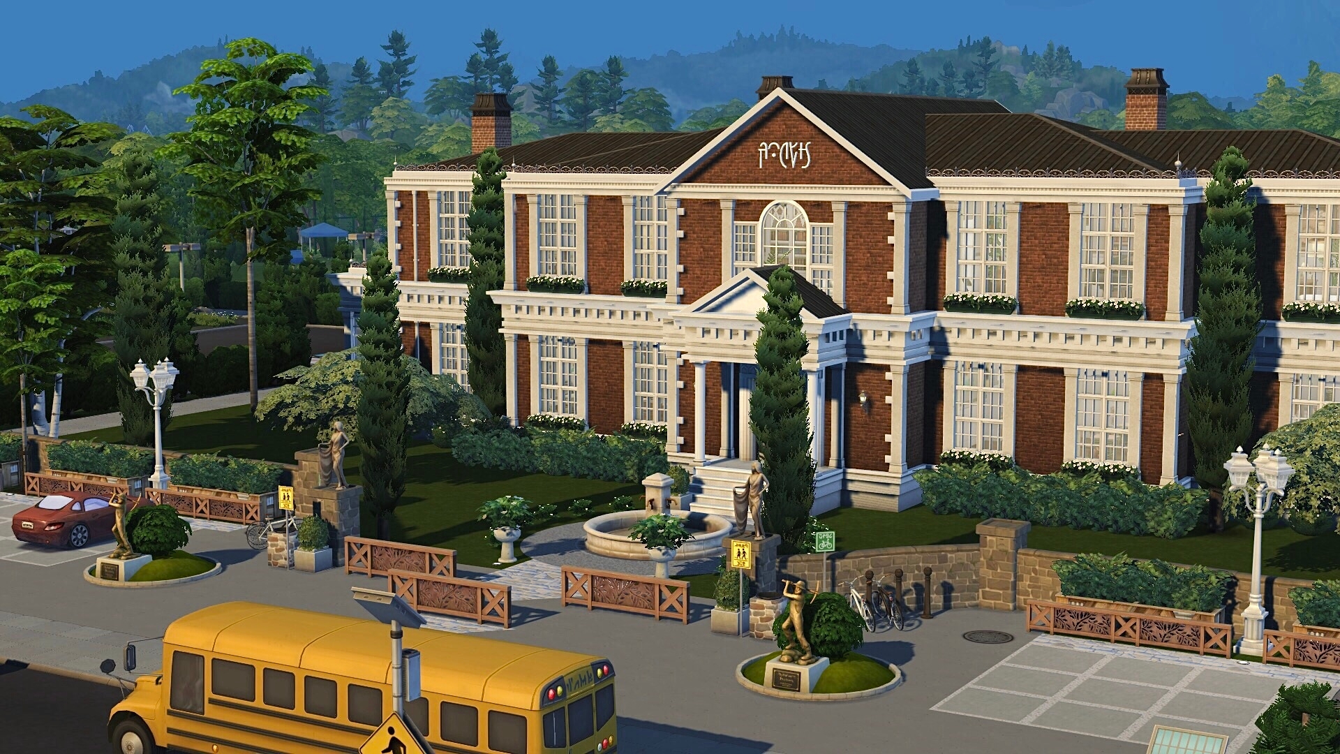 High School | No CC - Screenshots - The Sims 4 Rooms / Lots - CurseForge